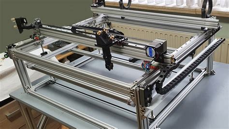 build your own cnc machine with laser cutter|homemade co2 laser cutter.